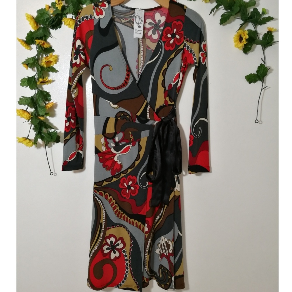 Floral Wrap Dress